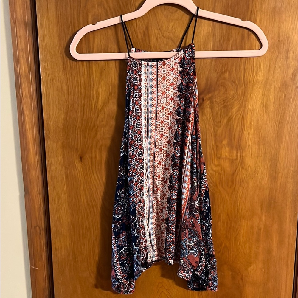 Bohemian Floral Print Top